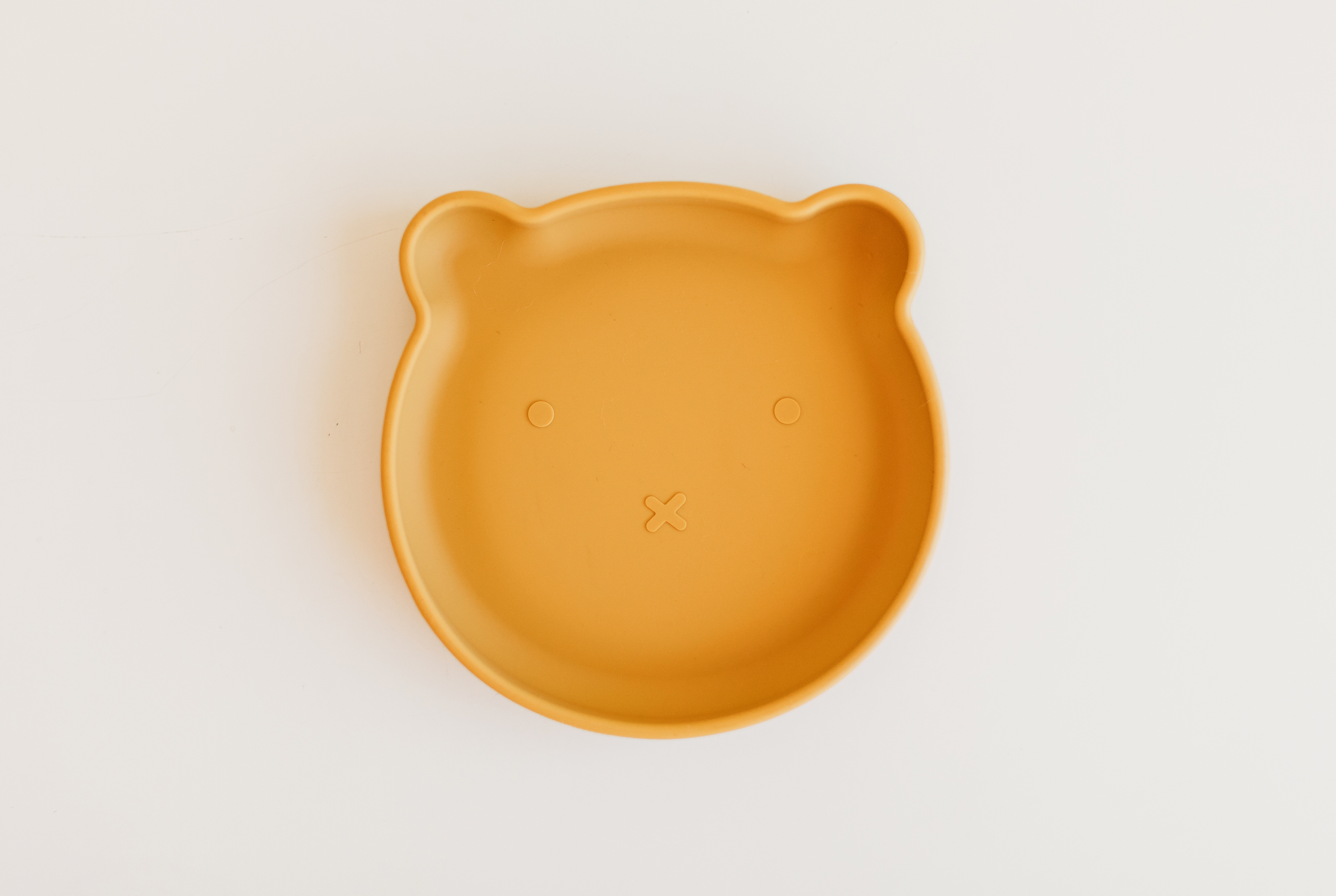 Bear Plate- MUSTARD