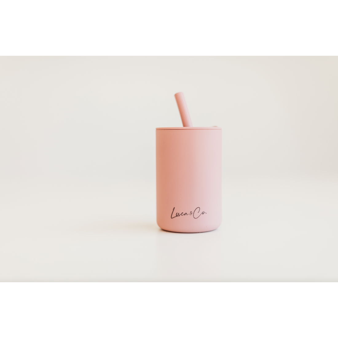 Sippy Cup + Straw- DUSTY ROSE